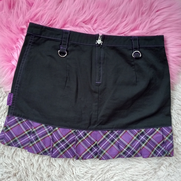 Tripp NYC vintage mall goth early 2000s radass purple & black skirt! SOLD - Picture 11 of 12